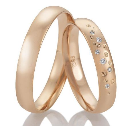 Gifteringer i rødt gull 14 kt, 4 mm. BASIC LIGHT - 4805725 Gifteringer i rødt gull 14 kt, 4 mm. BASIC LIGHT - 4805725