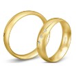 Gifteringer i gult gull 14 kt, 5 mm. BASIC LIGHT - 48057190
