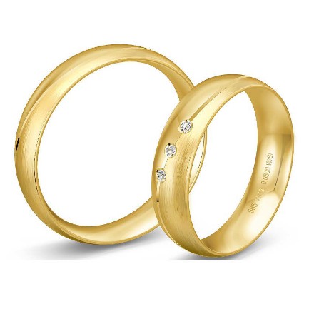 Gifteringer i gult gull 14 kt, 5 mm. BASIC LIGHT - 48057190 Gifteringer i gult gull 14 kt, 5 mm. BASIC LIGHT - 48057190