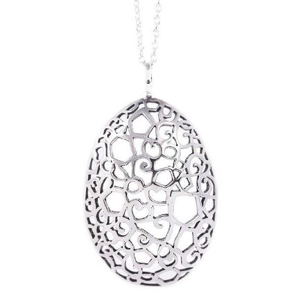 Smykke i sølv 63x42mm Alida Rudjord. HILLESTAD - 218 Smykke i sølv 63x42mm Alida Rudjord. HILLESTAD - 218