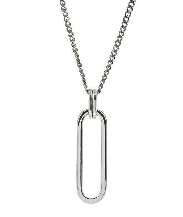 CHANIA Big L Halsband Stål - 358726 CHANIA Big L Halsband Stål - 358726