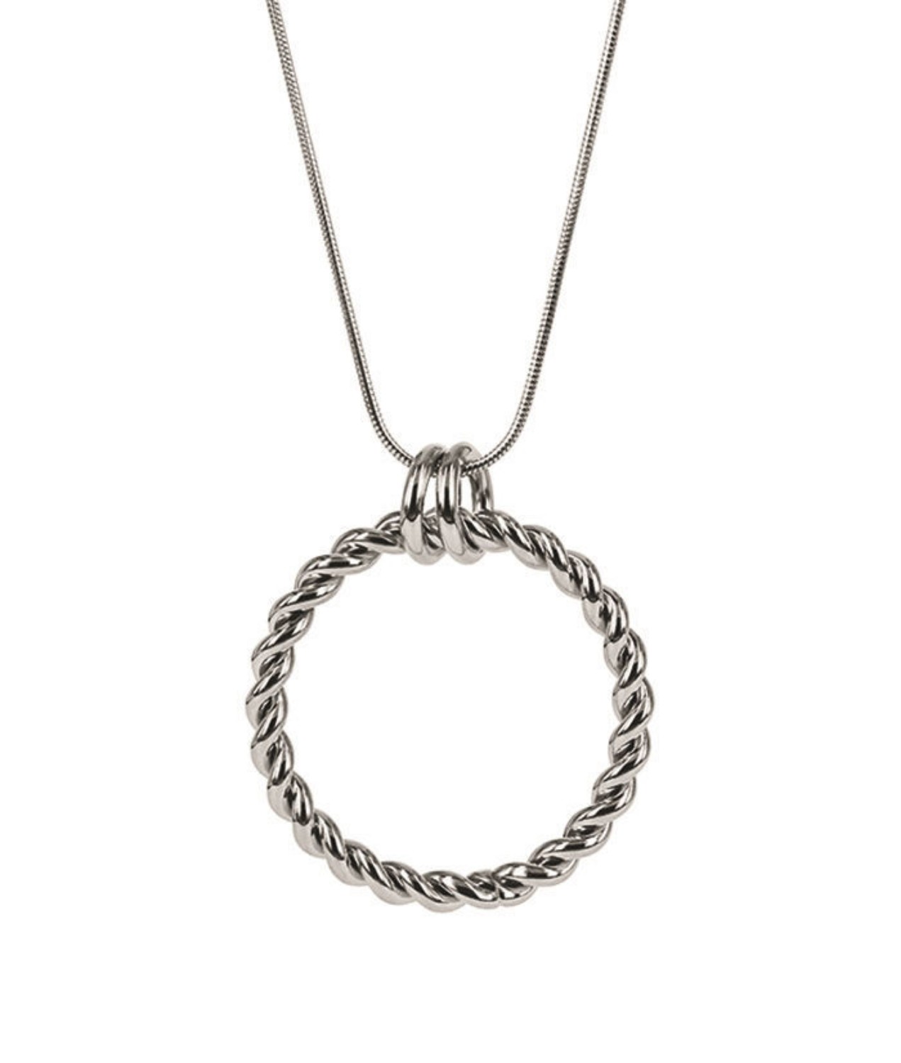 TWIST Långt Halsband Stål - 359044