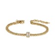 Armbånd i forgylt stål med zirkonia, Clarissa - 359587