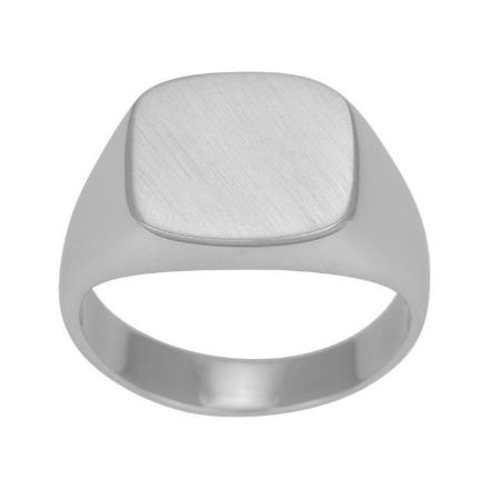 Herrering i sølv, SON Rhod, børstet - 1251059 Herrering i sølv, SON Rhod, børstet - 1251059