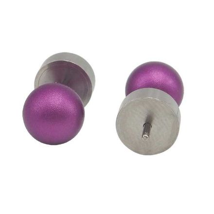 Øredobber fra Apero, kuler. Lilla - 516 Øredobber fra Apero, kuler. Lilla - 516