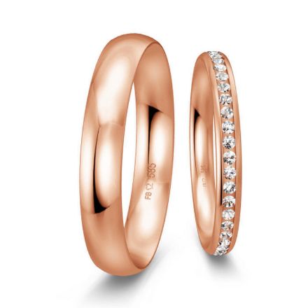 Gifteringer fra Breuning i rødt gull 14 kt, 2.5 mm. LOUNGE - 4805179 Gifteringer fra Breuning i rødt gull 14 kt, 2.5 mm. LOUNGE - 4805179