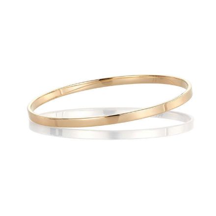 Armbånd gull. Armring Classic flat profil, gult gull, 4 mm. ESPELAND - 05GU4057 Armbånd gull. Armring Classic flat profil, gult gull, 4 mm. ESPELAND - 05GU4057