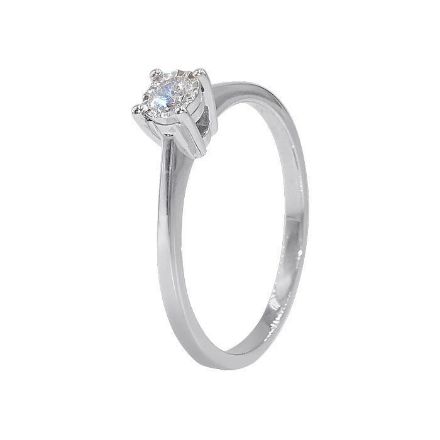Diamantring forlovelsesring i hvitt gull 0,10 ct TW-Si - COC005523 Diamantring forlovelsesring i hvitt gull 0,10 ct TW-Si - COC005523