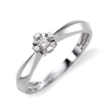 Diamantring forlovelsesring Evita 0,16 ct W-Si-50116 Diamantring forlovelsesring Evita 0,16 ct W-Si-50116