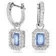 Swarovski øredobber Millenia octagon cut, blå - 5619500