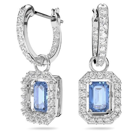 Swarovski øredobber Millenia octagon cut, blå - 5619500 Swarovski øredobber Millenia octagon cut, blå - 5619500