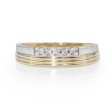 Gullring i 14 kt med zirkonia - 3720zi