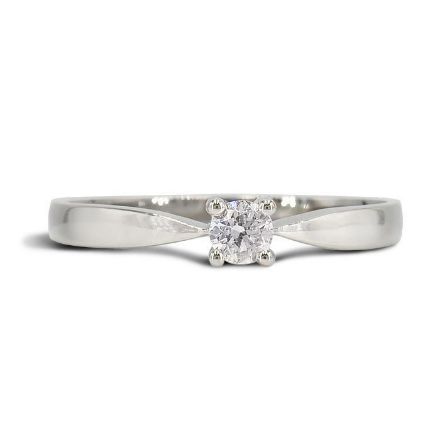 Diamantring forlovelsesring i hvitt gull 0,10 ct TW-Si - COC00662h Diamantring forlovelsesring i hvitt gull 0,10 ct TW-Si - COC00662h