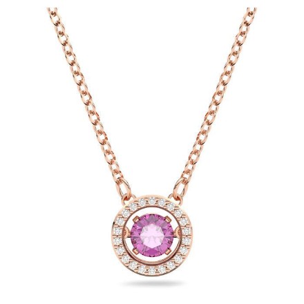 Swarovski smykke Sparkling Dance, lilla, rose gold-tone plated - 5620551 Swarovski smykke Sparkling Dance, lilla, rose gold-tone plated - 5620551