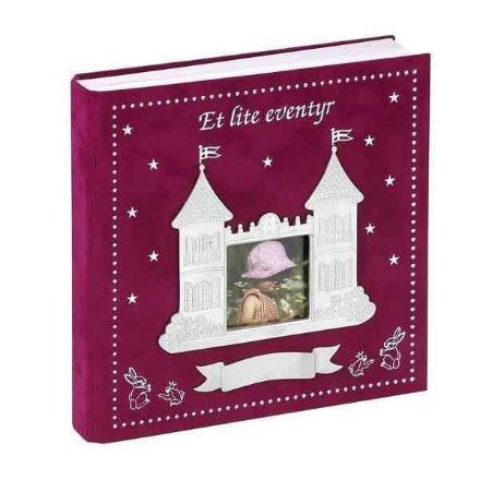 Eventyralbum mørk rosa -1533 Eventyralbum mørk rosa -1533