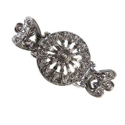 Hårspenne i oksidert sølv Oda, stor - 900110 Hårspenne i oksidert sølv Oda, stor - 900110