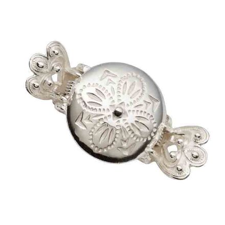 Hårspenne i sølv Emma stor, hvit - 900340 Hårspenne i sølv Emma stor, hvit - 900340