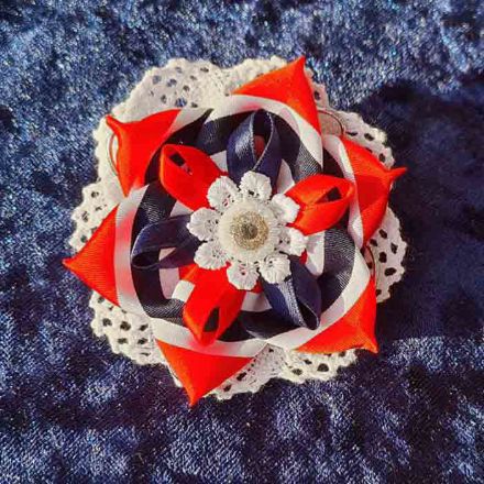 Håndlaget brosje til bunad & fest, 7 cm. EKSKLUSIVE - 310811 Håndlaget brosje til bunad & fest, 7 cm. EKSKLUSIVE - 310811