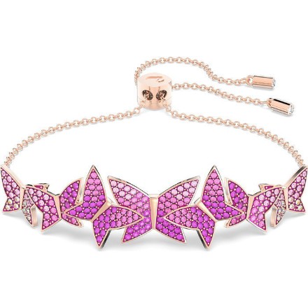 Swarovski armbånd Lilia Butterfly, rosa, rose gold tone - 5636431 Swarovski armbånd Lilia Butterfly, rosa, rose gold tone - 5636431
