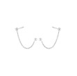Øredobber Candy52 Nordal hvitt, 2 mm - 325719