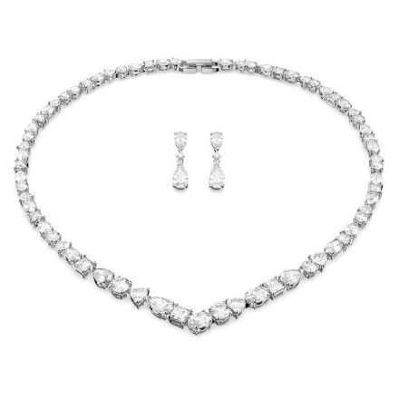 Vis detaljer for Swarovski smykkesett Mesmera set, Mixed, cut,  hvitt - 5674306 Bilde av Swarovski smykkesett Mesmera set, Mixed, cut,  hvitt - 5674306