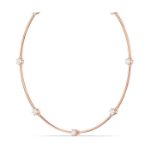 Swarovski smykke Constella necklace White, Rose-gold tone plated - 5609710