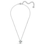 Swarovski smykke Attract Cluster Pendant, White, Rhodium Plated - 5571077