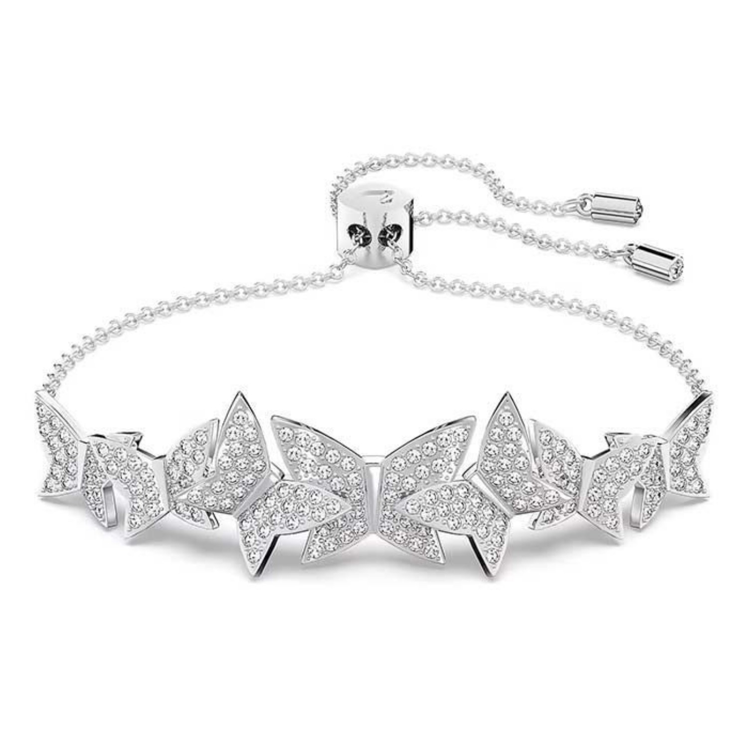 Swarovski armbånd Lilia Butterfly, hvitt, white gold tone - 5636429