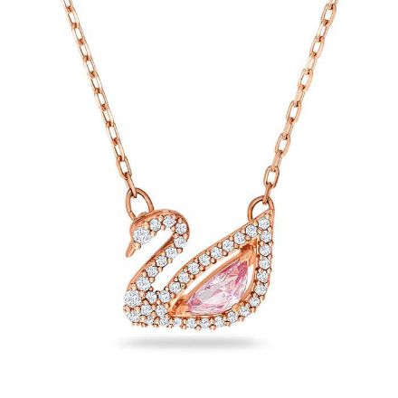 Swarovski smykke Dazzling Swan Necklace, Multi-colored, Rose-gold tone plated - 5469989 Swarovski smykke Dazzling Swan Necklace, Multi-colored, Rose-gold tone plated - 5469989