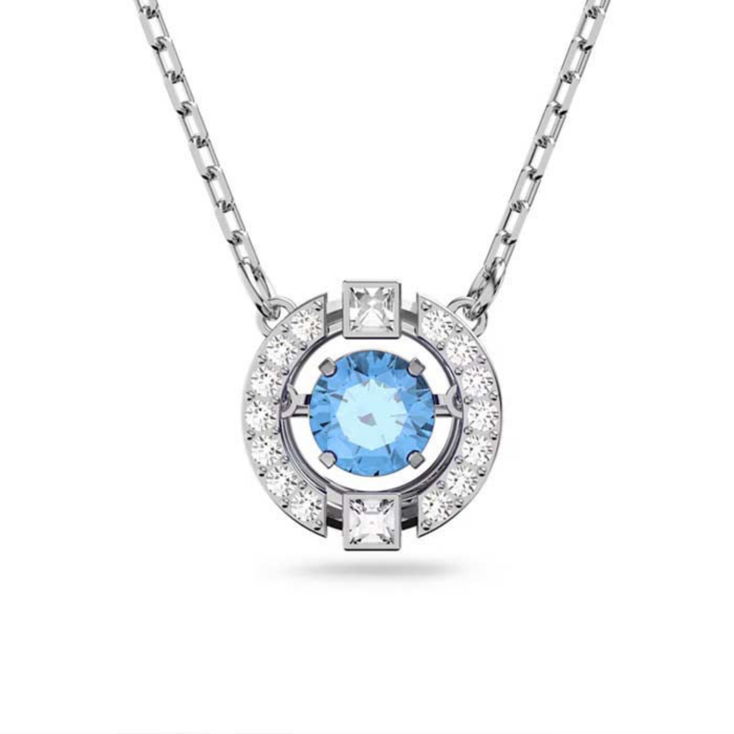 Swarovski smykke Sparkling Dance Round, blå - 5279425