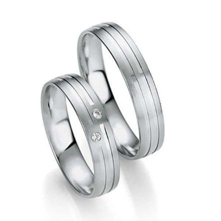 Gifteringer i palladium 950, 4.5 mm. Slim line - 14807141	 Gifteringer i palladium 950, 4.5 mm. Slim line - 14807141