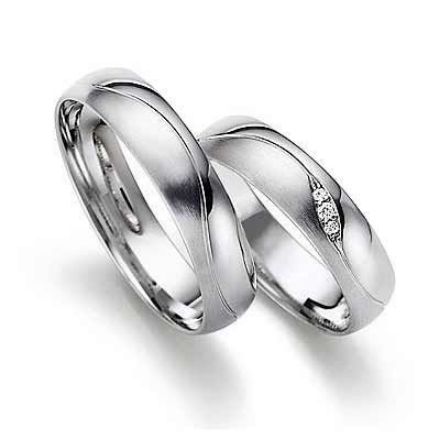 Gifteringer i palladium 950, 5 mm. GERSTNER - 1204220	 Gifteringer i palladium 950, 5 mm. GERSTNER - 1204220