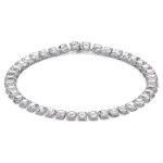Swarovski smykke Millenia necklace Octagon cut crystals, White, Rhodium plated - 5614929