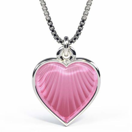 Smykke Rosa hjerte i sølv, til barn - 119701 Smykke Rosa hjerte i sølv, til barn - 119701