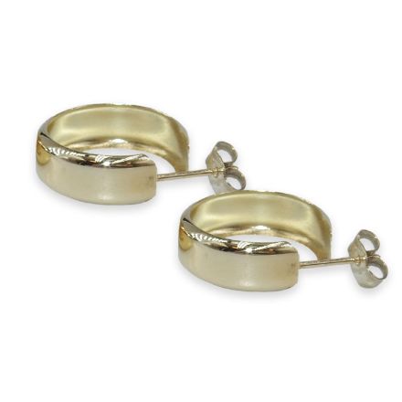 Gulløredobber. Gult gull 14 kt, 6.5 mm/17 mm - 247058 Gulløredobber. Gult gull 14 kt, 6.5 mm/17 mm - 247058