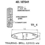 Skisse av hvitt gull 14 kt, 5.5 mm. Smart line - 4807041