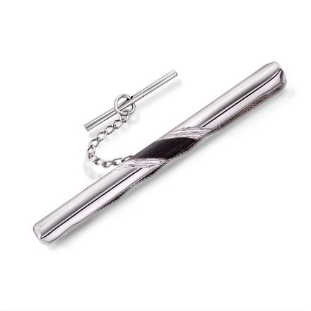 Slipsnål i sølv med metall bakstykke - 63890 Slipsnål i sølv med metall bakstykke - 63890