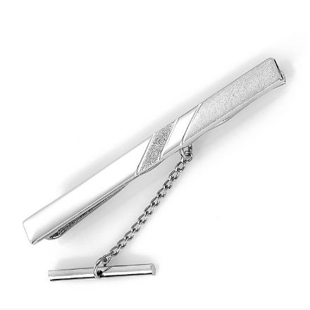 Slipsnål i sølv med metall bakstykke - 63805 Slipsnål i sølv med metall bakstykke - 63805