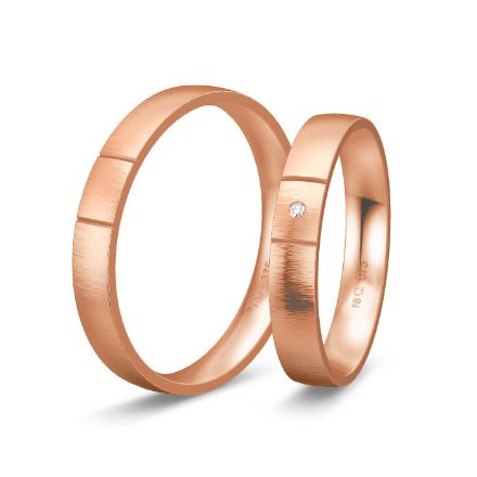 Gifteringer i rødt gull 9 kt, 3.5 mm. BASIC LIGHT - 1480561100 Gifteringer i rødt gull 9 kt, 3.5 mm. BASIC LIGHT - 1480561100