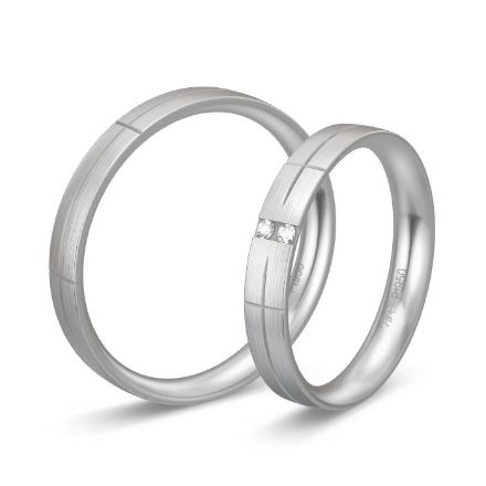 Gifteringer fra Breuning i platina 950, 3.5 mm. BASIC LIGHT - 44804233 Gifteringer fra Breuning i platina 950, 3.5 mm. BASIC LIGHT - 44804233