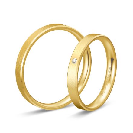 Gifteringer i gult gull 9 kt, 3 mm. BASIC LIGHT - 14805601 Gifteringer i gult gull 9 kt, 3 mm. BASIC LIGHT - 14805601