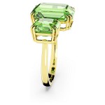 Swarovski Millenia cocktail ring Octagon cut, Green, Gold-tone plated - 5614923