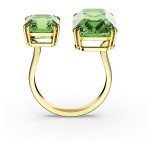 Swarovski Millenia cocktail ring Octagon cut, Green, Gold-tone plated - 5614923