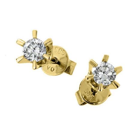 Diamantøredobber Sofia med  2/0,10 ct W-Si-21207100 Diamantøredobber Sofia med  2/0,10 ct W-Si-21207100