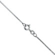 Veneziansk sølv rhodinert kjede 34 cm / 0,9 mm -121050534