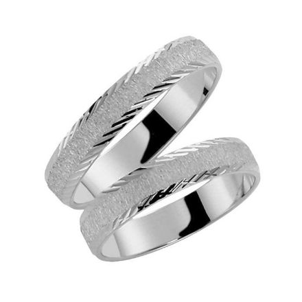 Samboerringer i sølv, 4 mm. ESPELAND - SE123SI40 Samboerringer i sølv, 4 mm. ESPELAND - SE123SI40