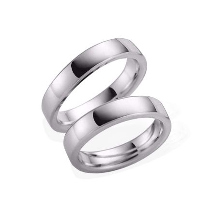 Samboerringer i sølv, 4 mm. ESPELAND - SE113SI40 Samboerringer i sølv, 4 mm. ESPELAND - SE113SI40