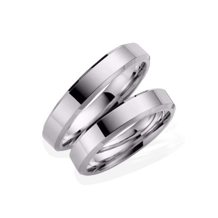 Samboerringer i sølv, 4 mm. ESPELAND - SE112SI40 Samboerringer i sølv, 4 mm. ESPELAND - SE112SI40