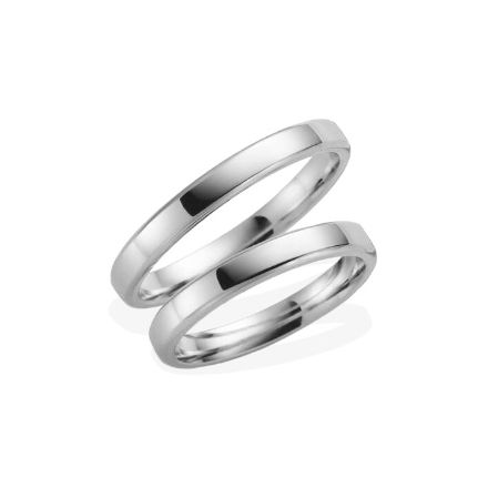 Samboerringer i sølv, 4 mm. ESPELAND - SE109SI40 Samboerringer i sølv, 4 mm. ESPELAND - SE109SI40