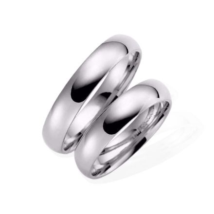 Samboerringer i sølv, 4 mm. ESPELAND - SE105SI40 Samboerringer i sølv, 4 mm. ESPELAND - SE105SI40